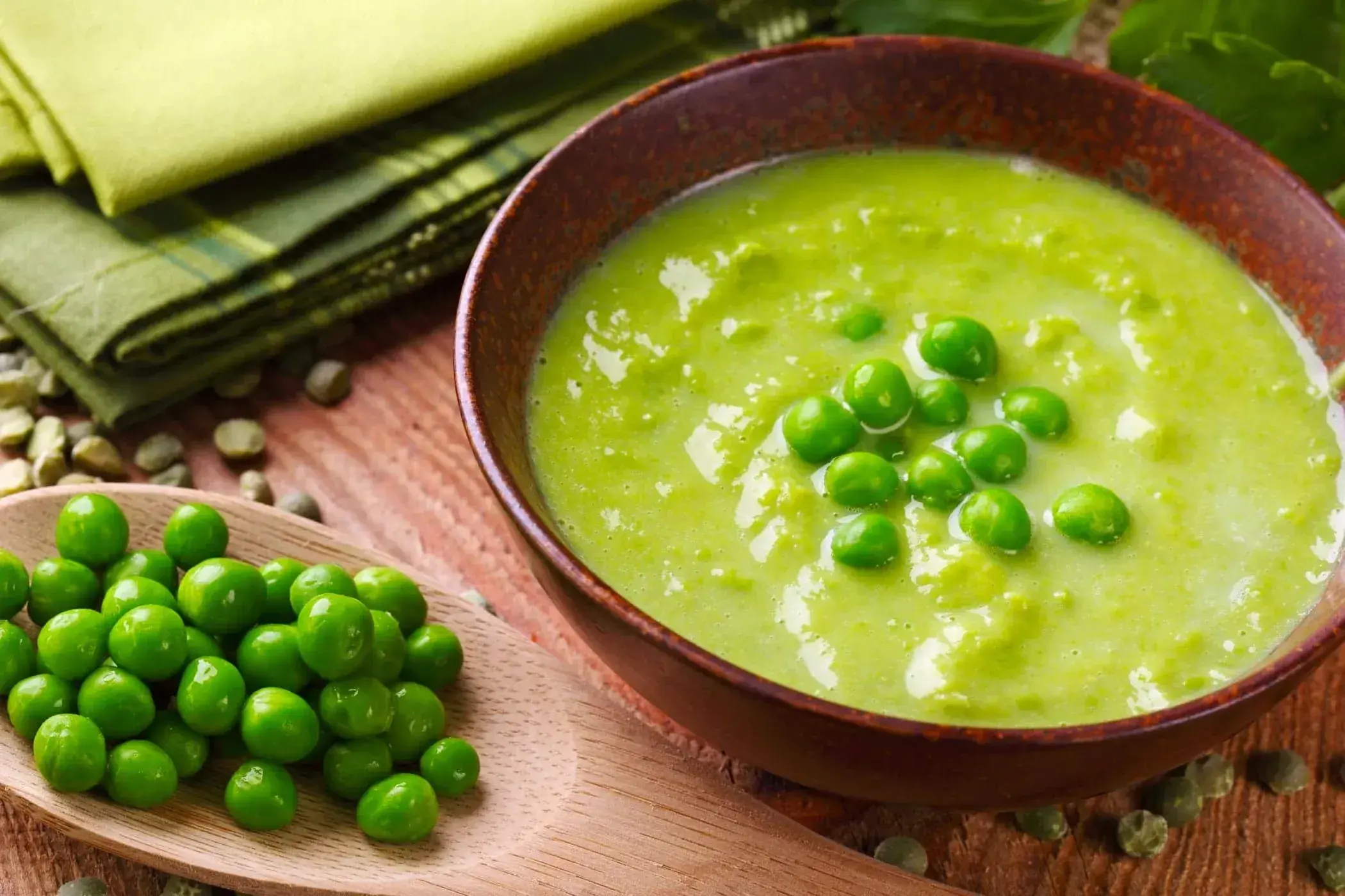 Zupa krem z zielonego groszkuimage